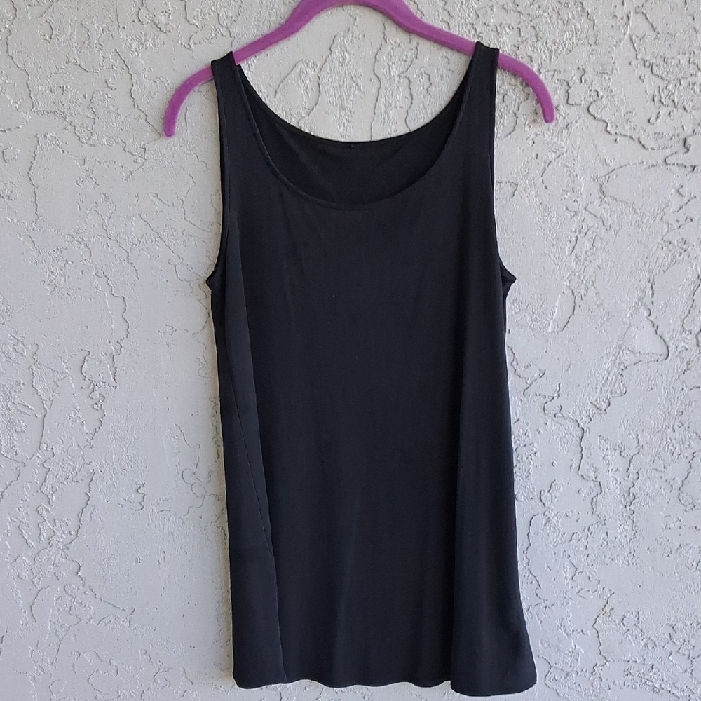 Eileen Fisher Black Sleeveless Tank Top